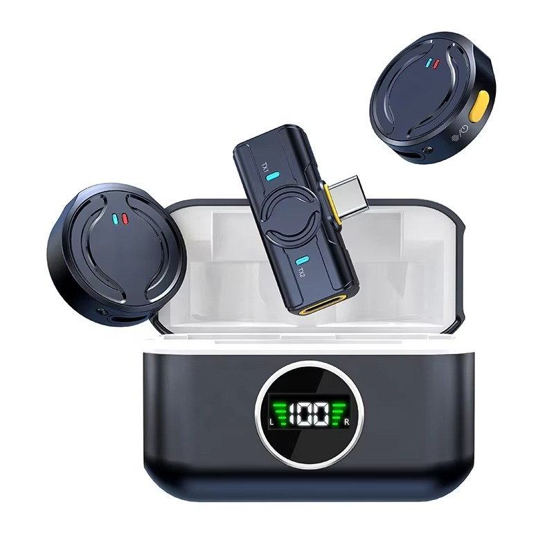 Wireless Microphone With Charging Cabin