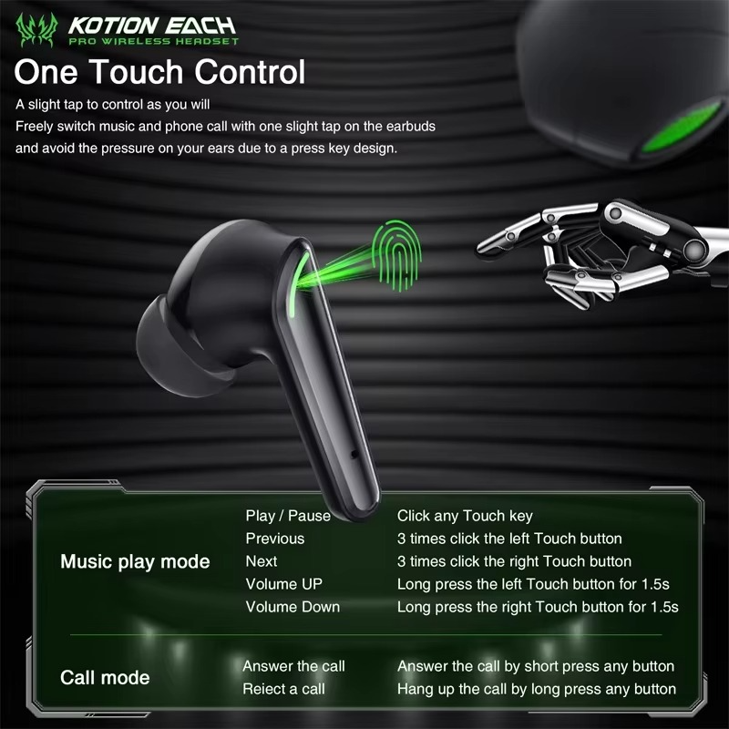 TWS Wireless Gaming Headset
