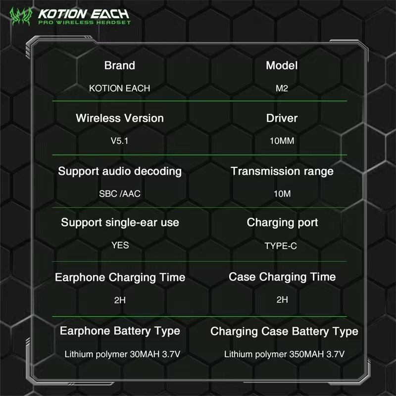 TWS Wireless Gaming Headset