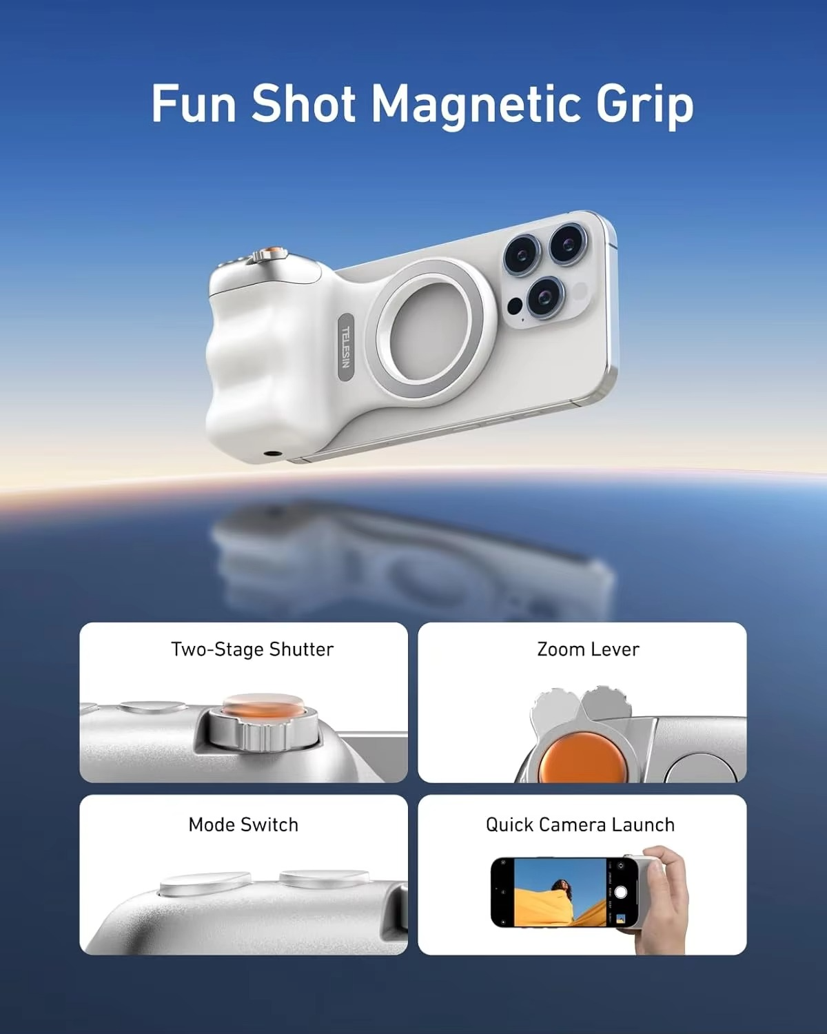 TELESIN - Fun Shot Magnetic Grip